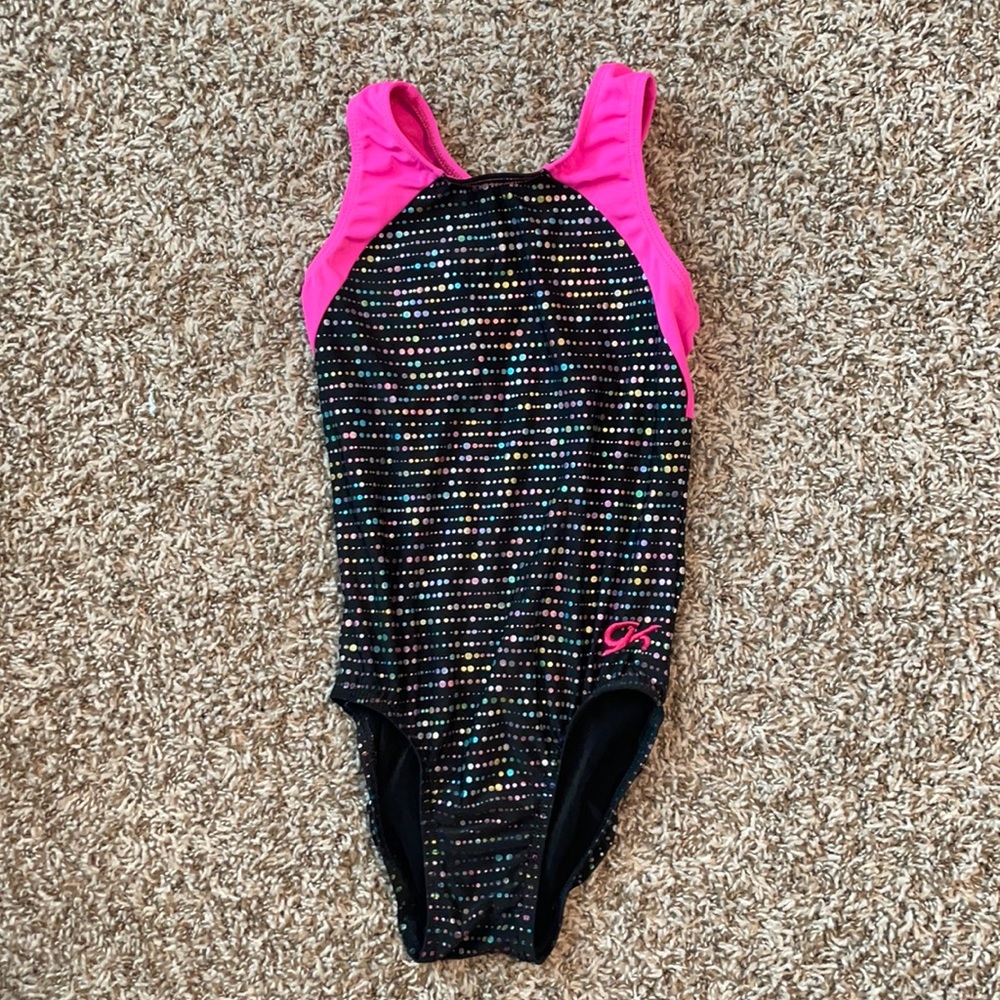 GK leotard gymnastics size CM child medium EUC